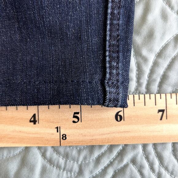 Lafayette 148 Mercer Jeans Dark Wash Skinny Size 10 - Picture 8 of 10